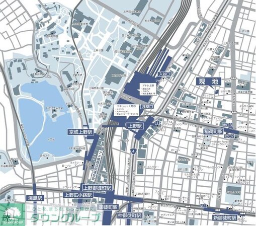 ルフォンプログレ上野マークスの物件内観写真